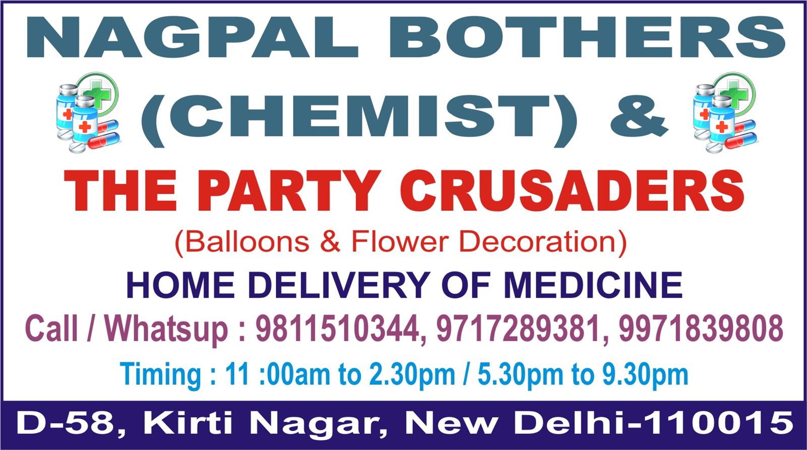NAGPAL BOTHERS  (CHEMIST)  